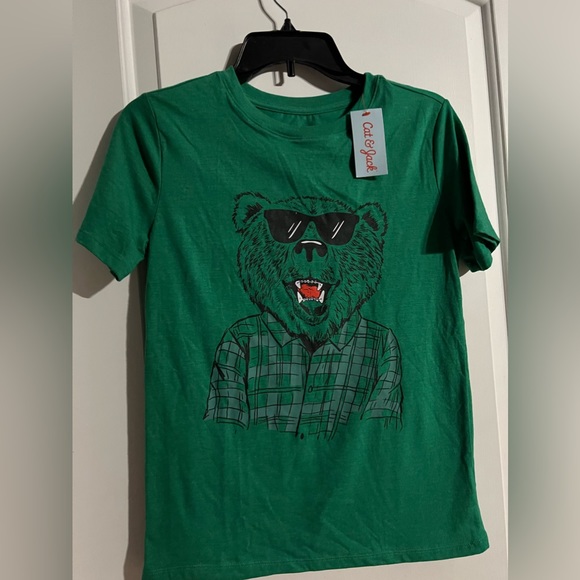 Cat & Jack Other - NWT Cat & Jack bear green T-shirt